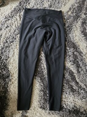 Sleek High-Waist Black Leggings